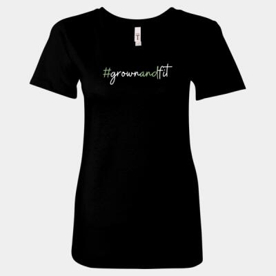 Script Hashtag - Women's Ideal Crew Thumbnail